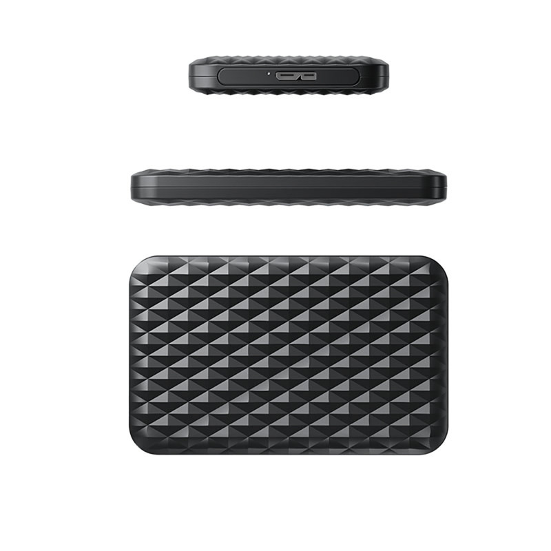 2520U3-V1 2,5 colio HDD / SSD USB Micro-B 5Gb/ s disko dėklas – juodas