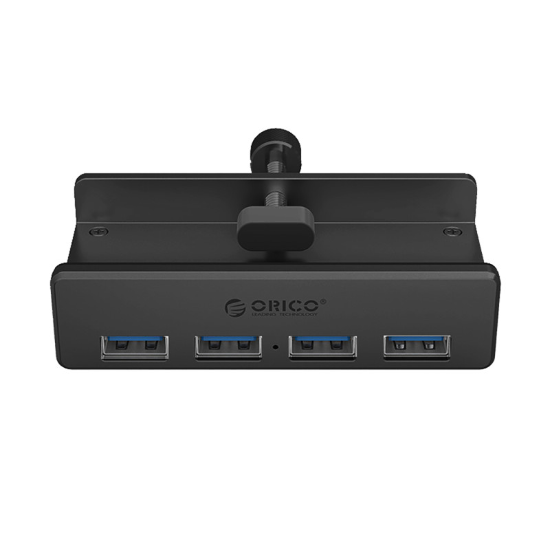 Stebulės skirstytuvas MH4PU monitoriaus stalo gnybtui 4x USB-A - juodas
