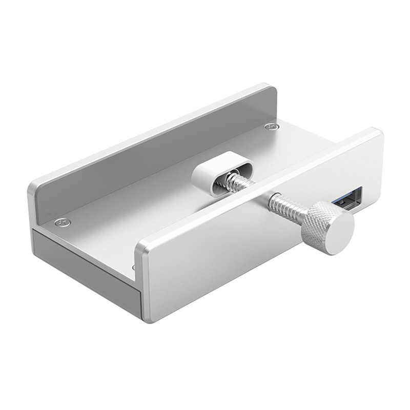 Stebulės skirstytuvas MH4PU monitoriaus stalo gnybtui 4x USB-A – sidabrinis
