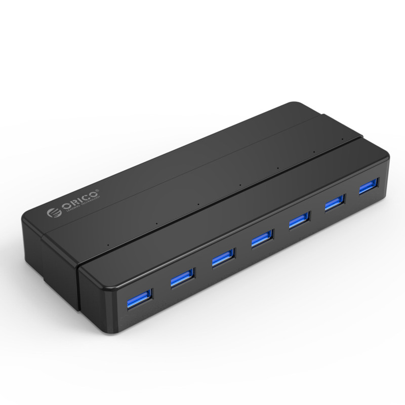 
Stebulės skirstytuvas H7928-U3-V1 7x USB-A – juodas
