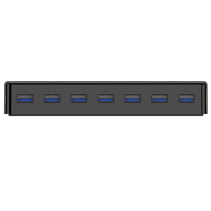 Stebulės skirstytuvas H7928-U3-V1 7x USB-A – juodas