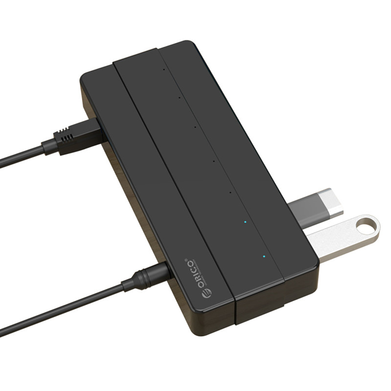 Stebulės skirstytuvas H7928-U3-V1 7x USB-A – juodas