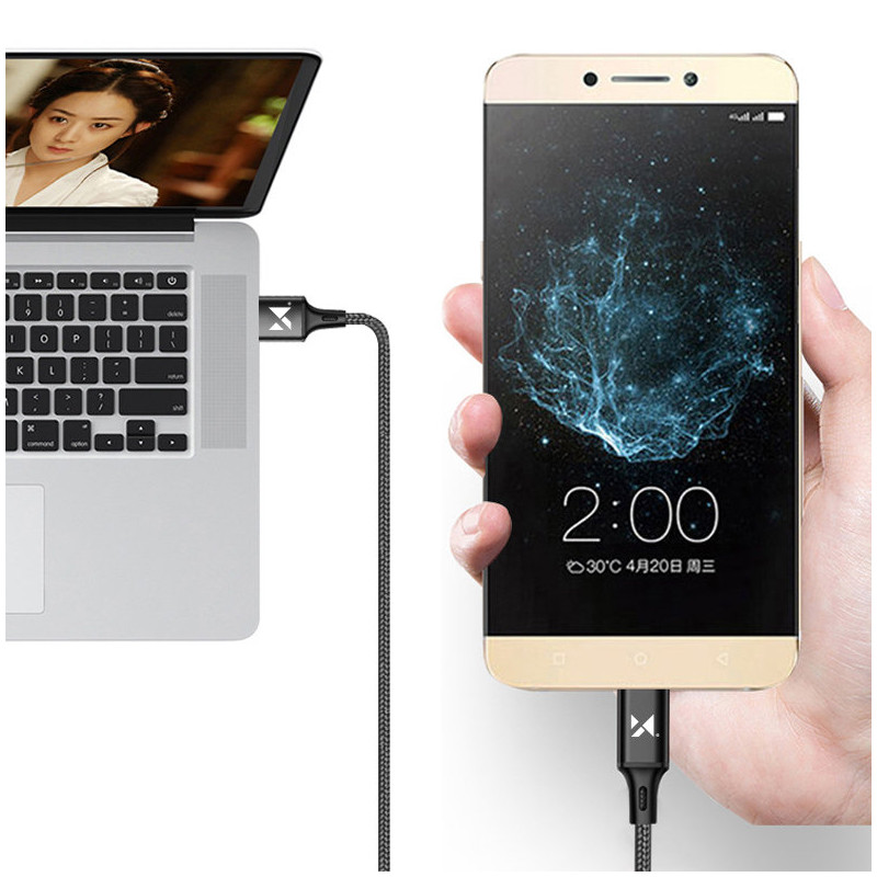 Kabelis USB laidas Iphone Lightning 2.4A 1m baltas