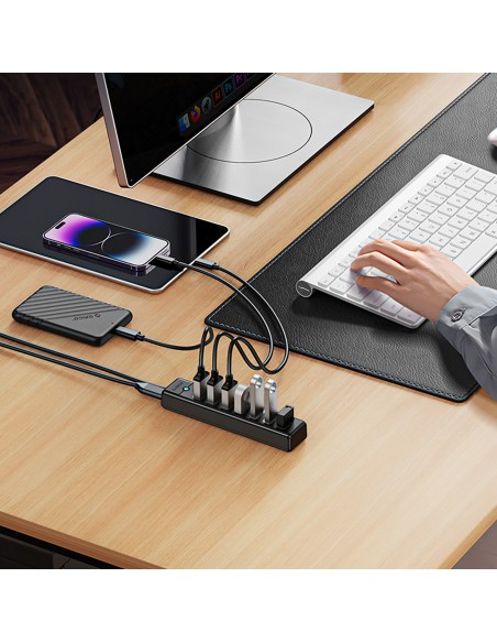 Stebulės skirstytuvas PW7U-U3 7x USB-A USB-C 5V 3A 1m – juodas
 
Stebulės skirstytuvas PW7U-U3 7x USB-A USB-C 5V 3A 1m – juodas