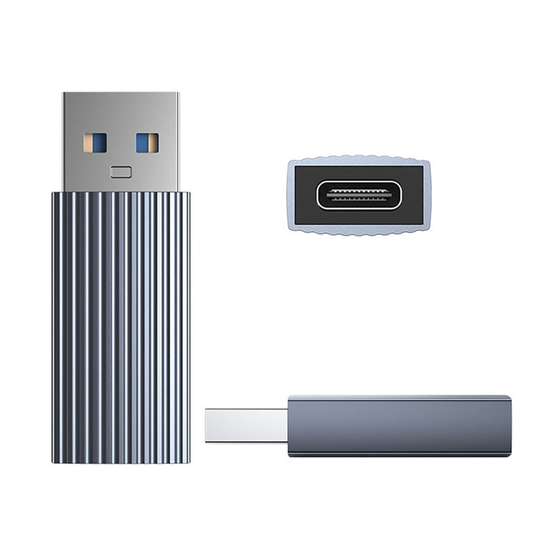 AH-AC10 adapteris USB-C prie USB-A – pilka