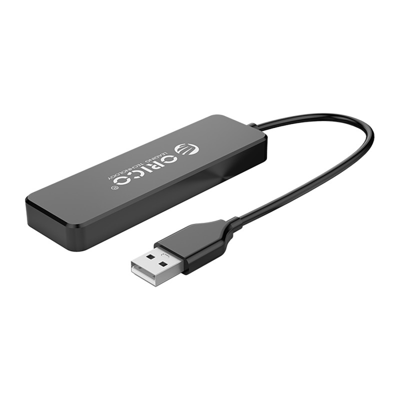 
Hub FL01 prijungimo stoties skirstytuvas USB-A iki 4x USB-A – juodas
