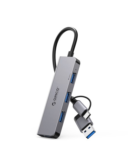 Hub YSA5-U3 prijungimo stotelė USB-A / USB-C iki 4x USB-A – pilka
 
Hub YSA5-U3 prijungimo stotelė USB-A / USB-C iki 4x USB-A – pilka