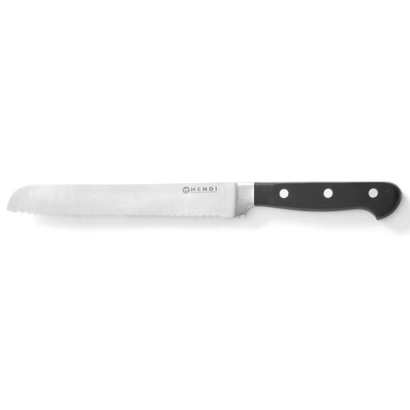 Profesionalus Kitchen Line 230 mm kalto plieno duonos peilis - Hendi 781333 Profesionalus Kitchen Line 230 mm kalto plieno duonos peilis - Hendi 781333