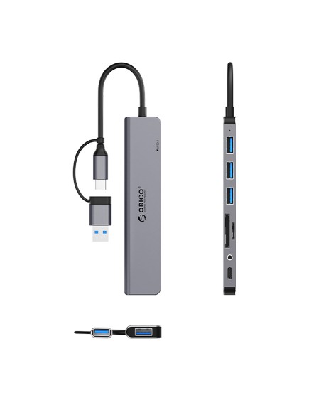 Hub YSA8-U3 prijungimo stotis USB-A / USB-C į USB-A USB-C 3,5 mm garso TF SD – pilka
 
Hub YSA8-U3 prijungimo stotis USB-A / USB-C į USB-A USB-C 3,5 mm garso TF SD – pilka