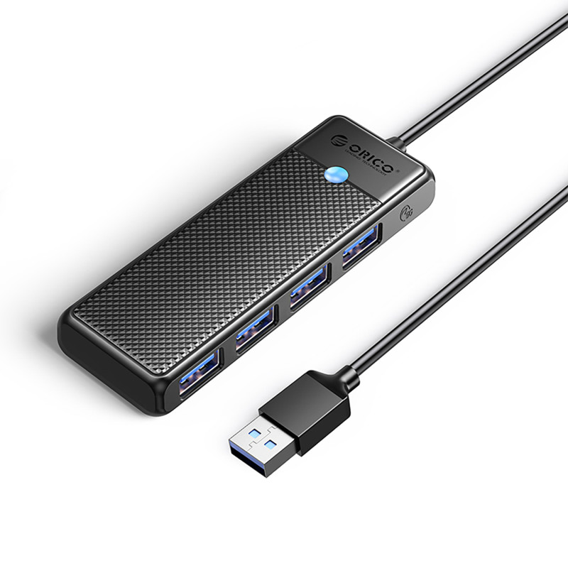 
Hub PAPW4A-C3 4x USB-A skirstytuvas – juodas
