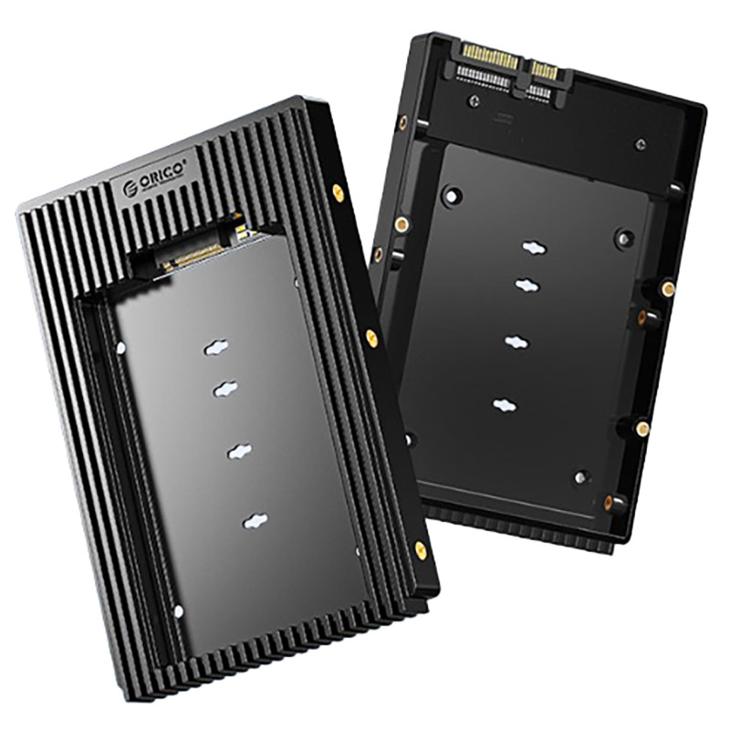 D2NS-6G adapteris M.2 NGFF į 3,5 colių disko adapteris – juodas