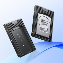 
D2SS-6G adapteris 2,5"–3,5" disko adapteris – juodas
