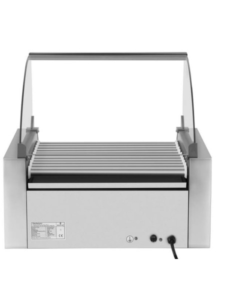 Roletas su dangteliu ir kaitinimo stalčiumi bandelėms 20 dešrelių HotDog 2600W 230V Royal Catering Roletas su dangteliu ir kaitinimo stalčiumi bandelėms 20 dešrelių HotDog 2600W 230V Royal Catering