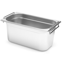Maitinimo konteineris GN 1/3 su ištraukiamomis rankenomis 325x176x200mm 7,8L Hendi 817452