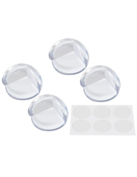 Priklijuojami silikoniniai kampai spintelėms ir baldams 4 vnt