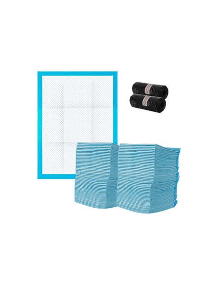 Higieninis sugeriantis įklotas - 100 vnt. + maišeliai