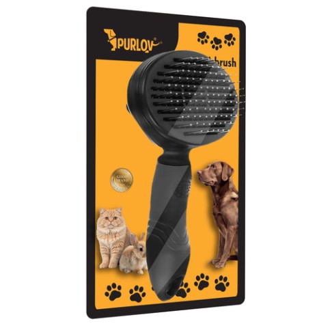 Savaime išsivalantis augintinių kailio šepetys 2