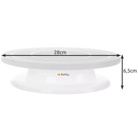 Besisukantis torto stovas dekoravimui + 3 mentelės