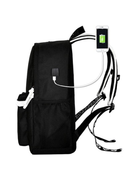 Kruzzel 19374 USB švytinti kuprinė