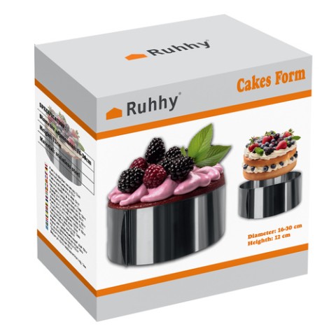 Torto formos/ konditerijos apvadas, 12 cm