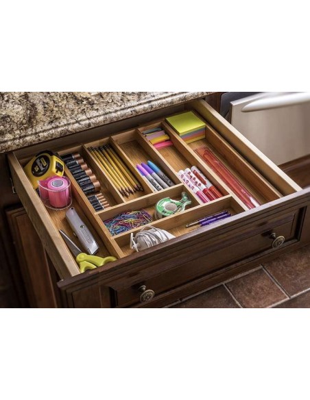 Bambuko įdėklas/ tvarkyklė Ruhhy 19189 stalčiui