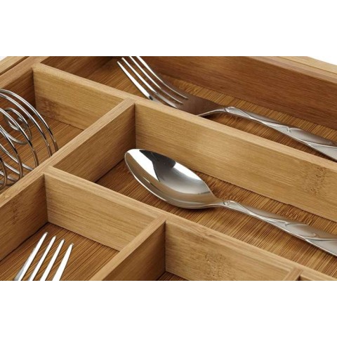 Bambuko įdėklas/ tvarkyklė Ruhhy 19189 stalčiui