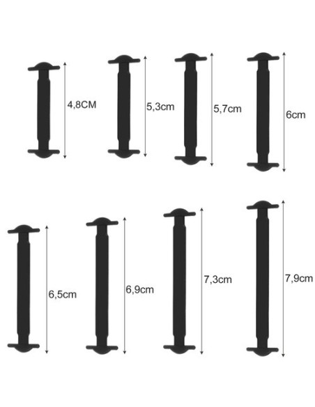 Silikoniniai raišteliai - rinkinyje 16 vnt. 19933 m Silikoniniai raišteliai - rinkinyje 16 vnt. 19933 m