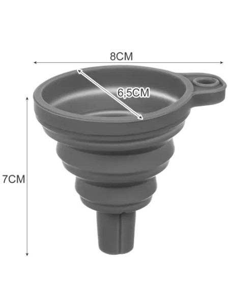 Ruhhy 20758 sulankstomas silikoninis piltuvas