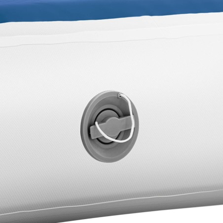 Čiužinio kilimėlis, akrobatinis pripučiamas gimnastikos takas, ilgis 3 m, mėlynos ir baltos spalvos