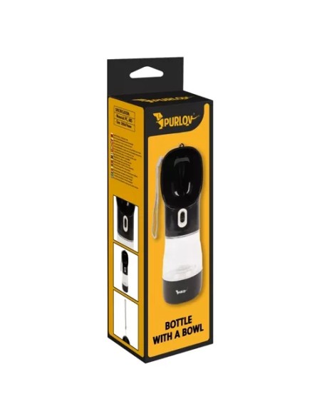 Purlov 21033 šunų butelis/ vandens butelis su dubeniu