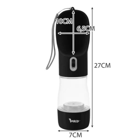 Purlov 21033 šunų butelis/ vandens butelis su dubeniu