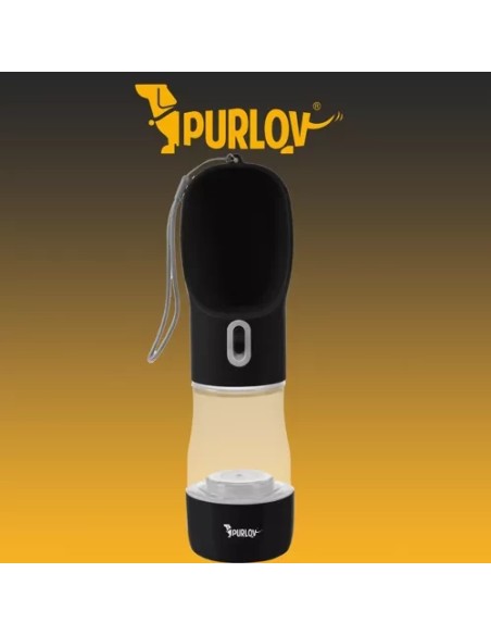 Purlov 21033 šunų butelis/ vandens butelis su dubeniu