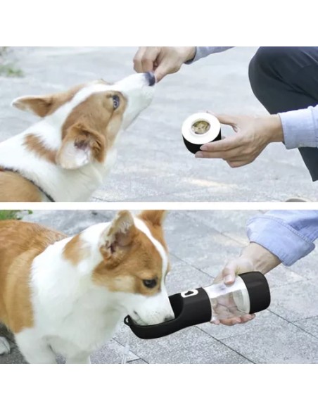 Purlov 21033 šunų butelis/ vandens butelis su dubeniu