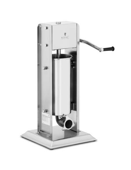 Stuffer filler vertikalus rankinis dešrų purkštuvas 5 l + 4 piltuvėliai Stuffer filler vertikalus rankinis dešrų purkštuvas 5 l + 4 piltuvėliai