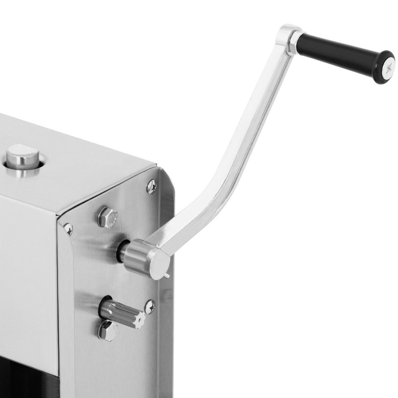 Stuffer filler vertikalus rankinis dešrų purkštuvas 5 l + 4 piltuvėliai