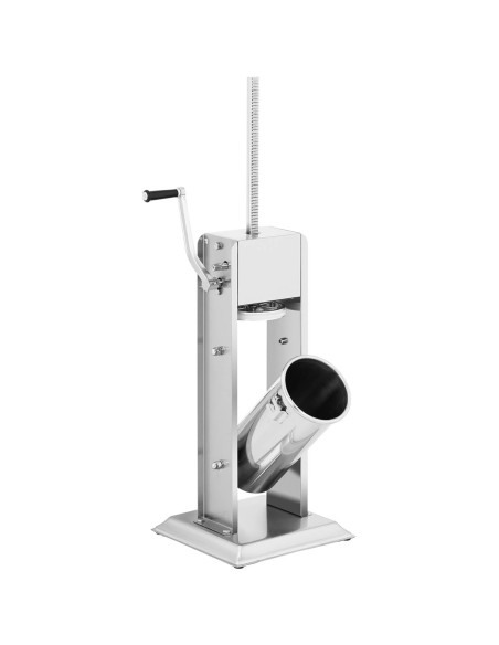 Stuffer filler vertikalus rankinis dešrų purkštuvas 5 l + 4 piltuvėliai Stuffer filler vertikalus rankinis dešrų purkštuvas 5 l + 4 piltuvėliai