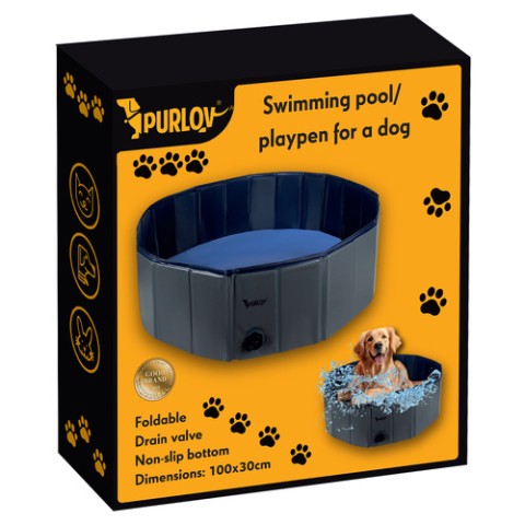 Sulankstomas šunų baseinas/ aptvaras 100x30 Purlov 20929