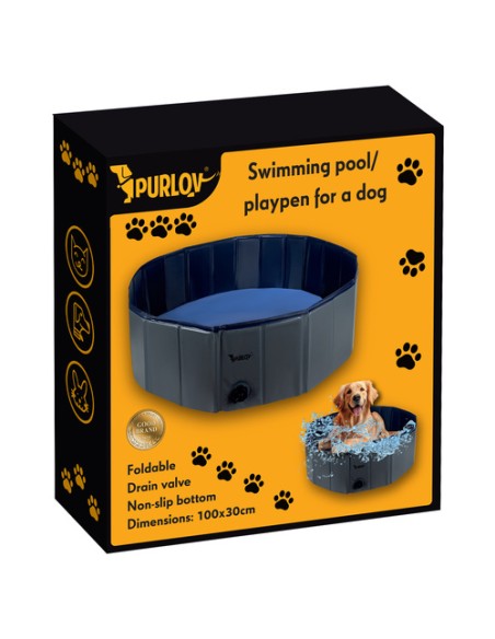 Sulankstomas šunų baseinas/ aptvaras 100x30 Purlov 20929