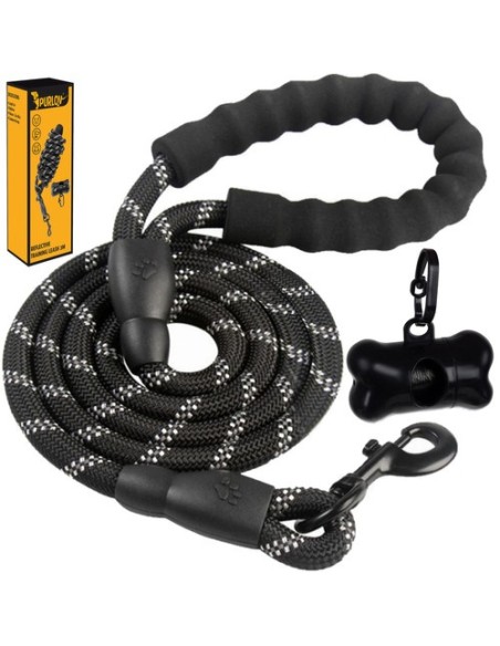 Šviesą atspindintis treniruočių pavadėlis 3m Purlov 21654