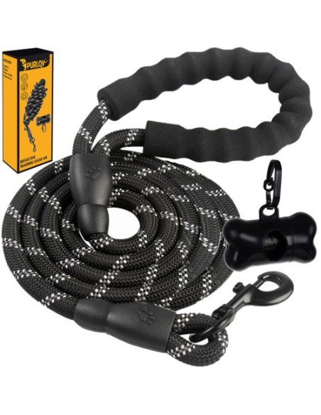 Šviesą atspindintis treniruočių pavadėlis 5m Purlov 21655