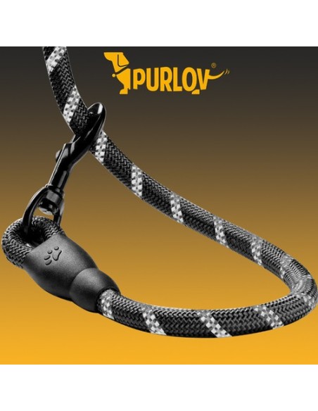 Šviesą atspindintis treniruočių pavadėlis 5m Purlov 21655