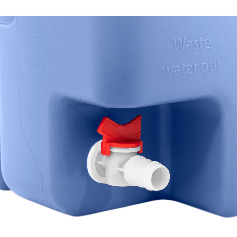 Mobilus praustuvas su muilo dozatoriumi ir laikikliu popieriui 65 l