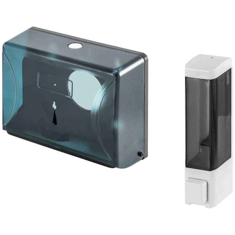 Mobilus praustuvas su muilo dozatoriumi ir laikikliu popieriui 65 l