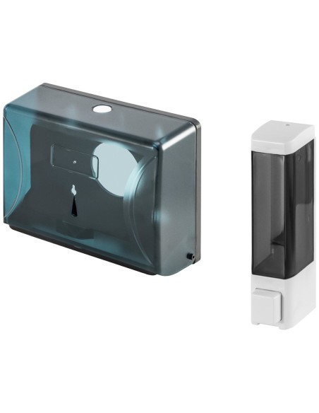 Mobilus praustuvas su muilo dozatoriumi ir laikikliu popieriui 65 l