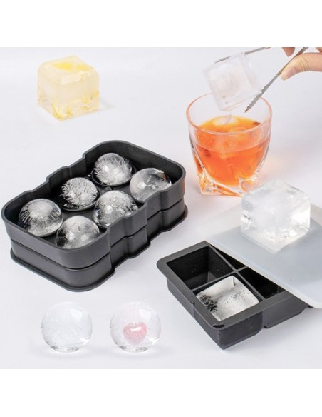 Silikoninė forma 2in1 - kubeliai + rutuliukai Ruhhy 21270