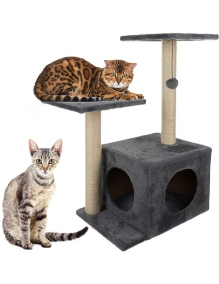 Katės medis 71cm pilkas Purlov 21712