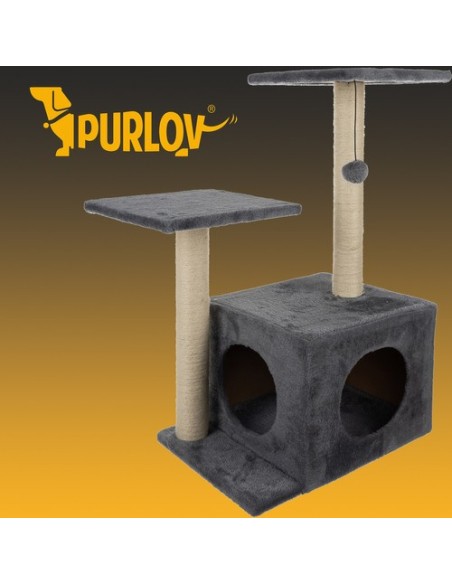 Katės medis 71cm pilkas Purlov 21712