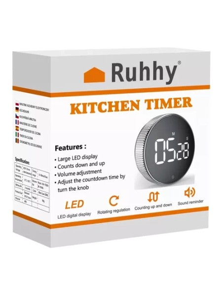 Ruhhy 22052 elektroninis virtuvės laikmatis