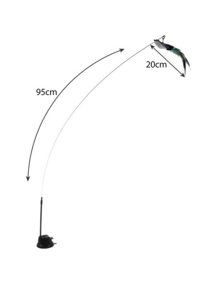 Kačių žaislas su siurbtuku Purlov 22099