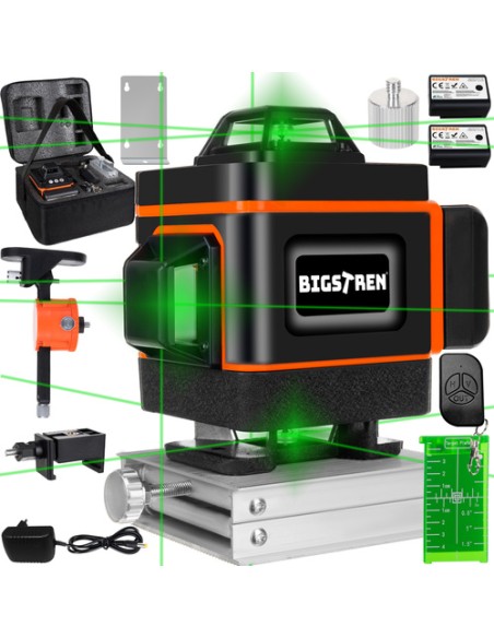 Linijinis lazerinis nivelyras 4D 16 eilučių 360° BGT